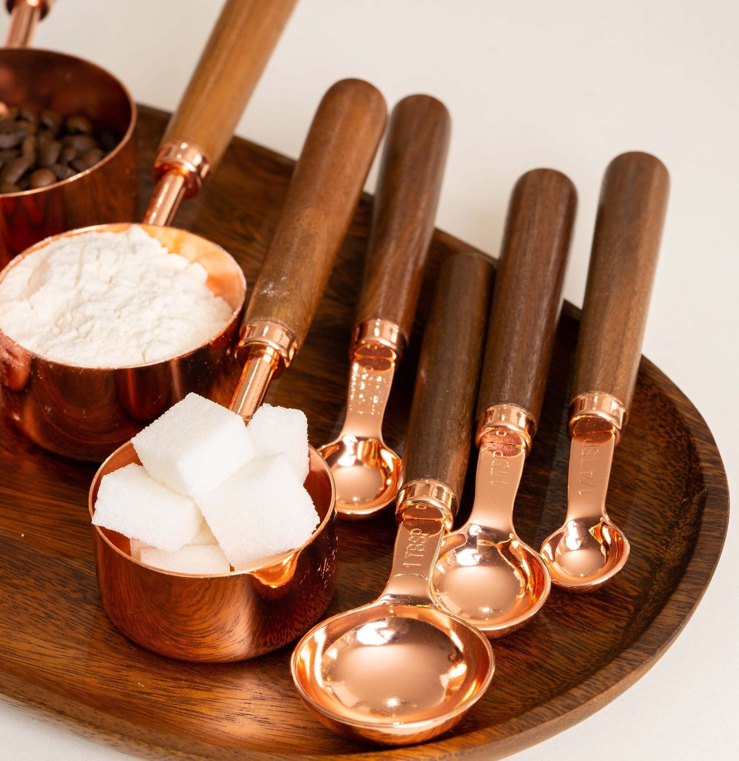 Copper Plated Measuring Set by Susan