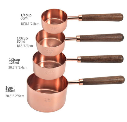 Copper Plated Measuring Set by Susan