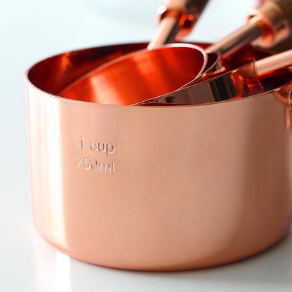 Copper Plated Measuring Set by Susan